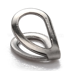 Non-Tarnish 304 Stainless Steel Pendant Bails&nbsp;STAS-F267-06P