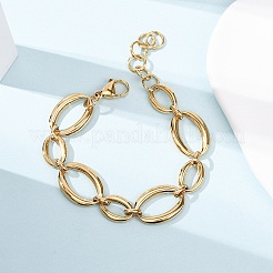 304 Stainless Steel Link Chain Bracelets for Women&nbsp;BJEW-K293-05G