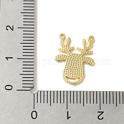 Christmas Brass Enamel Pendants&nbsp;KK-P278-01C-G