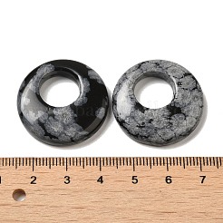 Natural Snowflake Obsidian Pendants&nbsp;G-T122-76M