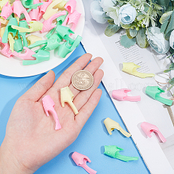60Pcs 6 Colors Fish Shape Polyethylene Pencil Grips for Kids&nbsp;AJEW-GF0003-35