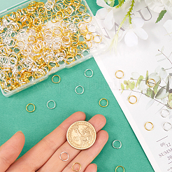 600Pcs 2 Colors Brass Split Rings&nbsp;KK-SP0001-82B