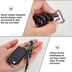 5Pcs PU with Alloy Keychain&nbsp;KEYC-GA0001-40