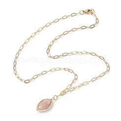 Brass Paperclip Chain Necklaces for Women&nbsp;NJEW-JN04981