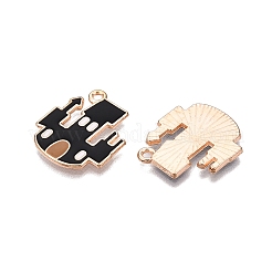 Halloween Theme Alloy Enamel Pendants&nbsp;PALLOY-N176-38-RS