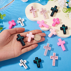 16Pcs 8 Styles Silicone Focal Beads&nbsp;SIL-TA0002-86