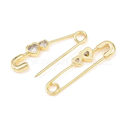 Brass Micro Pave Cubic Zirconia Pendants&nbsp;KK-C162-048G