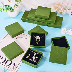 12Pcs Cardboard Paper Jewelry Storage Boxes with Sponge&nbsp;CON-TA0001-43C