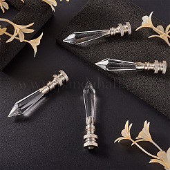4Pcs Glass Lampshade Decorations&nbsp;AJEW-SW0001-03P
