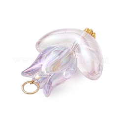 6Pcs Acrylic Beads Pendants&nbsp;PALLOY-JF03023