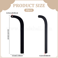 20Pcs Acrylic Earring Try-On Stick&nbsp;ODIS-FG0001-88A