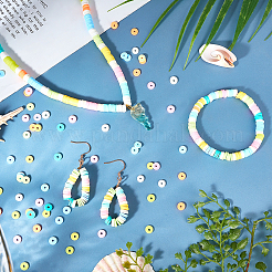 Handmade Polymer Clay Beads&nbsp;CLAY-FH0001-02B-01