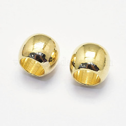 Long-Lasting Plated Brass European Beads&nbsp;KK-K193-093G-NF