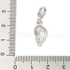 Rack Plating Alloy European Dangle Charms&nbsp;PALLOY-S189-32P