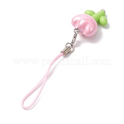 Flower Acrylic Mobile Straps&nbsp;HJEW-JM01883