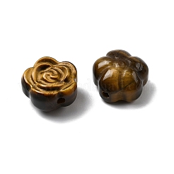 Natural Tiger Eye Carved Beads&nbsp;G-L636-C05-01