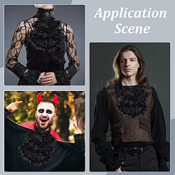 Polyester Retro Lace Collars&nbsp;DIY-WH0622-508B