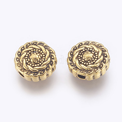 Tibetan Style Alloy Beads&nbsp;X-TIBEB-R022-AG-LF