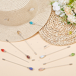 10Pcs Brass Brooches&nbsp;JEWB-CP00005