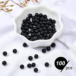 100Pcs Grade A Natural Tourmaline Round Beads&nbsp;G-OC0003-03