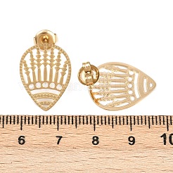 304 Stainless Steel Teardrop Stud Earrings&nbsp;EJEW-I320-06G