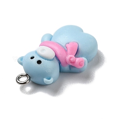 Opaque Resin Pendants&nbsp;RESI-D055-046P