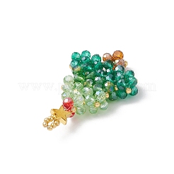 Electroplat Glass Pendants&nbsp;PALLOY-MZ00862