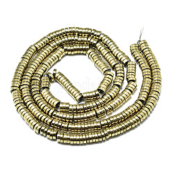 Electroplate Non-magnetic Synthetic Hematite Beads Strands&nbsp;X-G-S352-42B-01