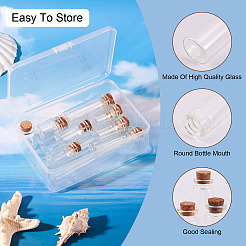12Pcs 6 Styles Glass Bottle&nbsp;CON-TA0001-09