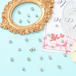 24Pcs 6 Styles Hammered 304 Stainless Steel Beads&nbsp;STAS-YW0011-32