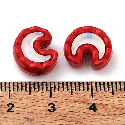 Spray Painted Alloy Bead&nbsp;PALLOY-H134-32