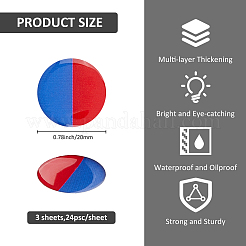 Crystal Epoxy Resin Public Signs&nbsp;AJEW-WH0604-43B