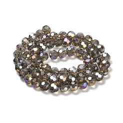 Electroplate Glass Beads Strands&nbsp;EGLA-R016-4m-27