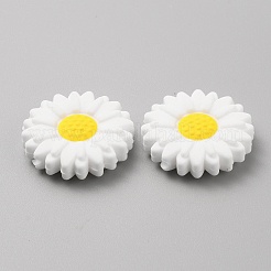 Daisy Food Grade Eco-Friendly Silicone Beads Set&nbsp;LS-SIL-WH0008-49C