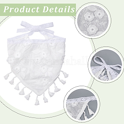 1Pc Lace Triangular Scarf Headband&nbsp;AJEW-CY0001-62B
