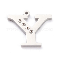 Non-Tarnish 304 Stainless Steel Pendant Rhinestone Settings&nbsp;STAS-F267-09Y-P