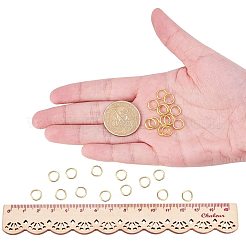 Brass Open Jump Rings&nbsp;KK-PH0006-8mm-G