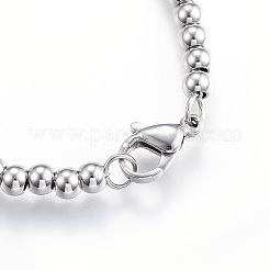 Tarnish Resistant 201 Stainless Steel Ball Chain Bracelets&nbsp;X-BJEW-E295-08