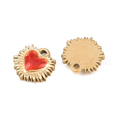 304 Stainless Steel and Enamel Pendants&nbsp;STAS-L022-583G