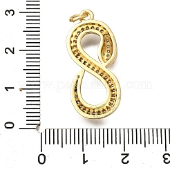Brass Micro Pave Cubic Zirconia Pendants&nbsp;KK-I724-A08