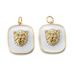 Real 18K Gold Plated Brass Enamel Pendants&nbsp;KK-A155-16G