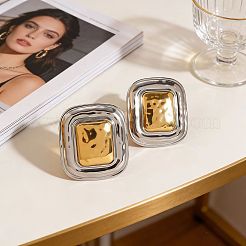 304 Stainless Steel Stud Earrings&nbsp;WG5F66C-01