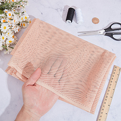 Polyester & Acrylic Fiber Mesh Fabric for Wig Accessories&nbsp;DIY-CY0003-78C
