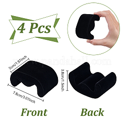 Velvet Jewelry Watch/Bracelet Display Pillows&nbsp;ODIS-WH0043-195A