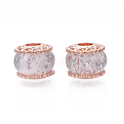 Rack Plating Alloy European Beads&nbsp;MPDL-N039-199-G