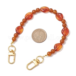 Nuggets & Round Imitation Gemstone Acrylic Beads Bag Extender Chains&nbsp;AJEW-BA00139