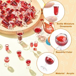 50Pcs Miniature Acrylic Wine Glass&nbsp;MIMO-CJ0001-01