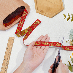 Ethnic Style Polyester Jacquard Ribbon&nbsp;OCOR-WH0078-478A-04