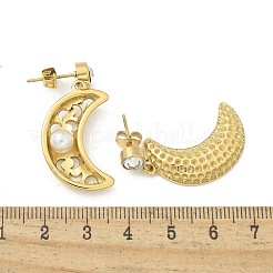 Ion Plating(IP) 304 Stainless Steel Stud Earrings&nbsp;EJEW-A119-20G