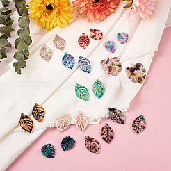 22Pcs 11 Style Cellulose Acetate(Resin) Pendants&nbsp;KY-BT0001-04